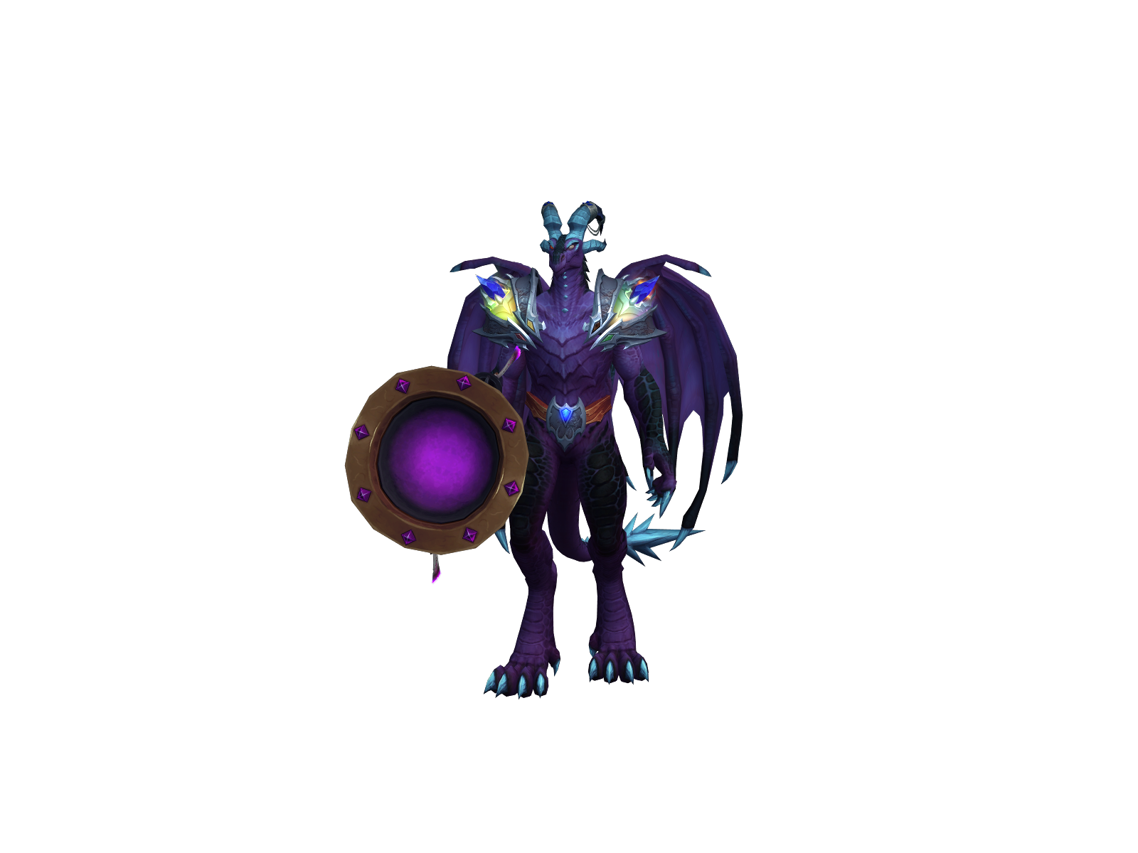 Dragondork 3D character render