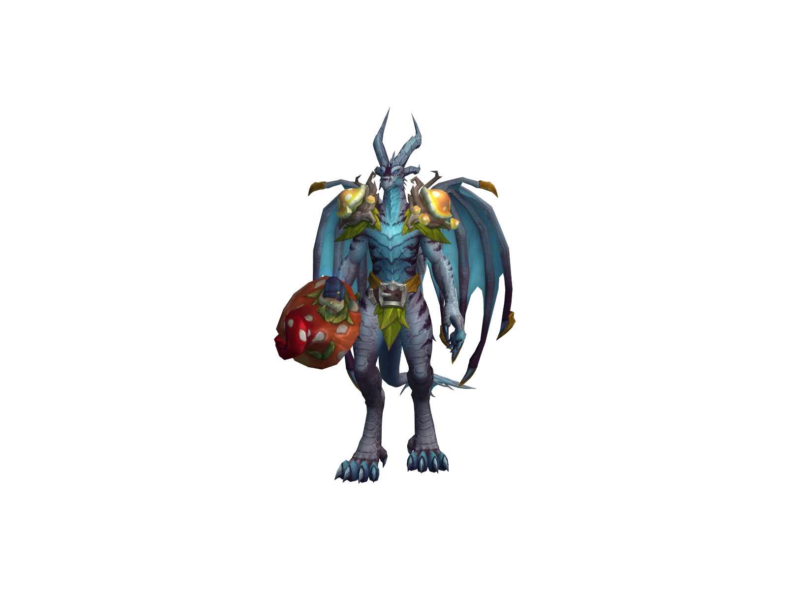 Falcoresque 3D character render