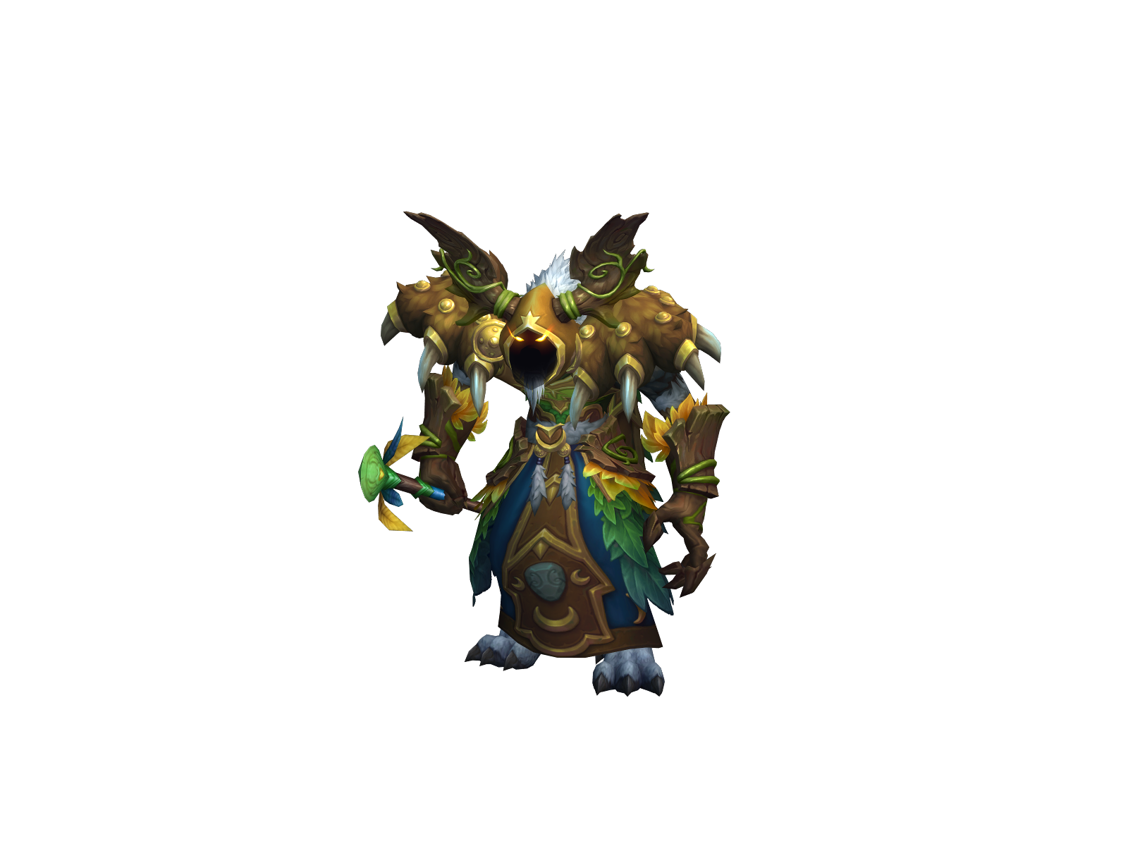 Macwolf 3D character render