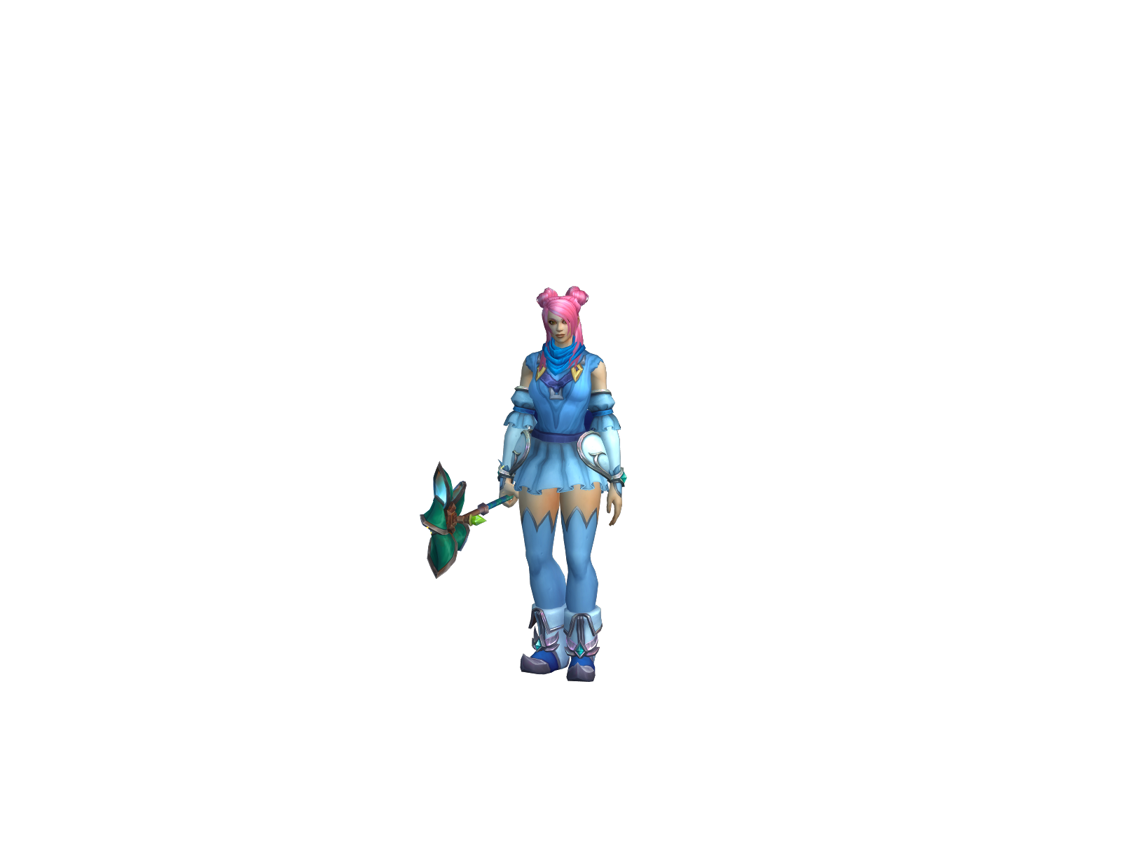 Brodel 3D character render
