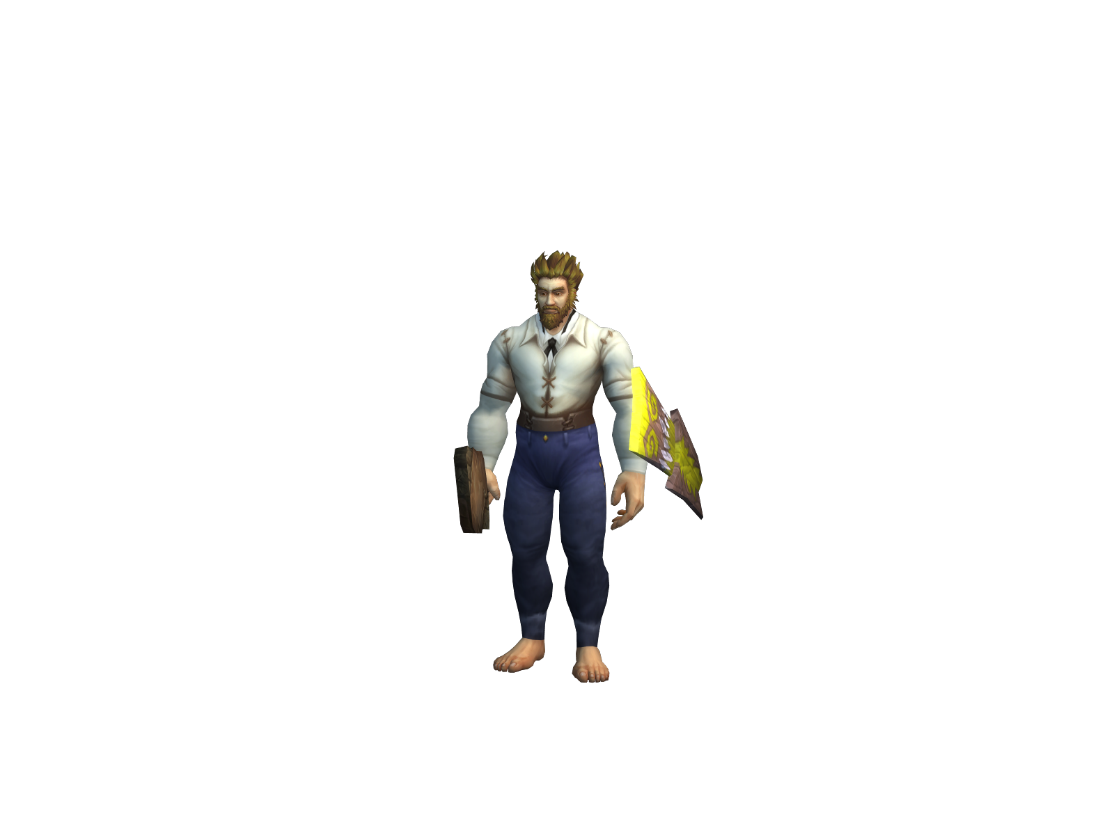 Nowna 3D character render