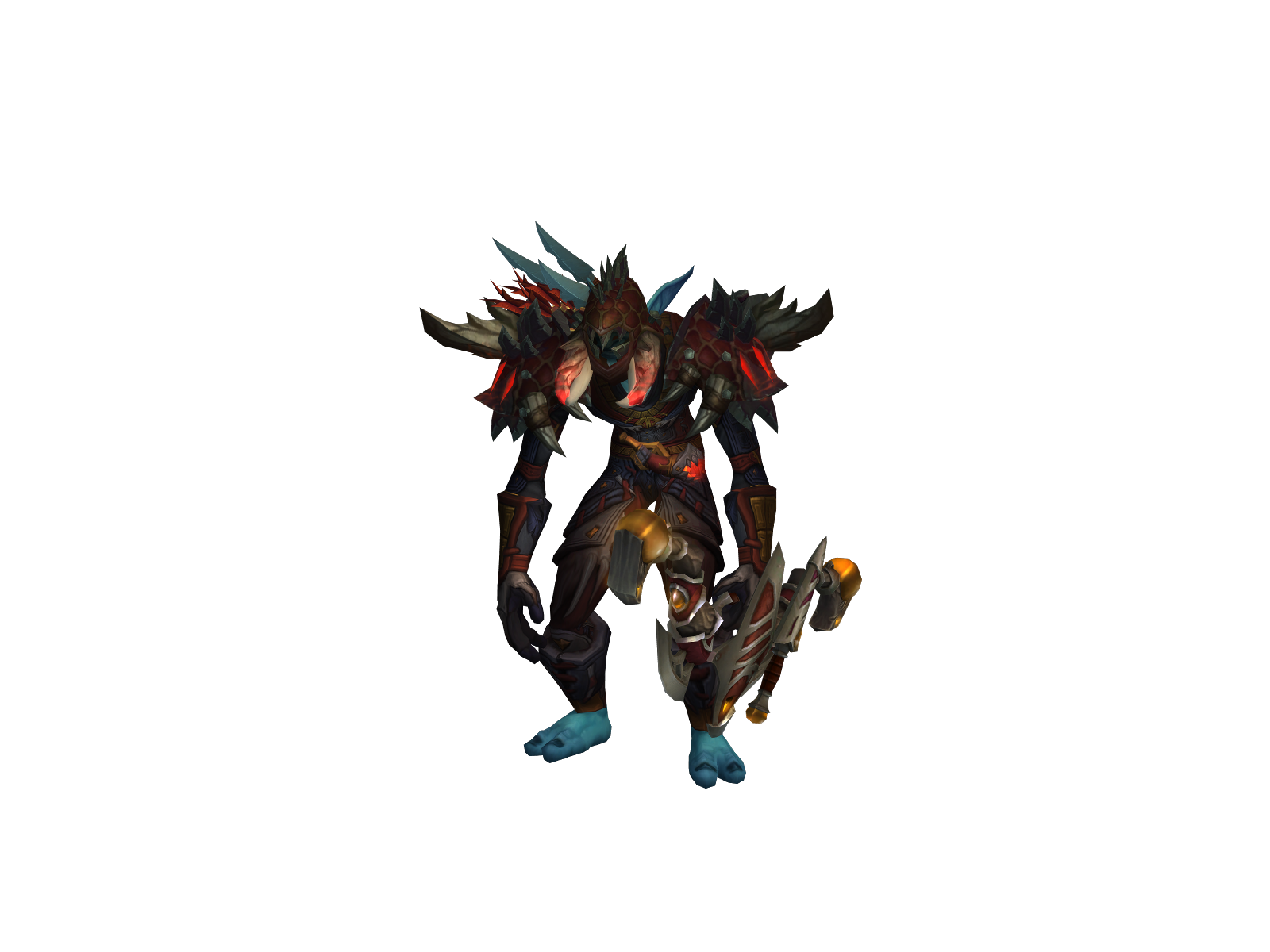 Smokefoot 3D character render