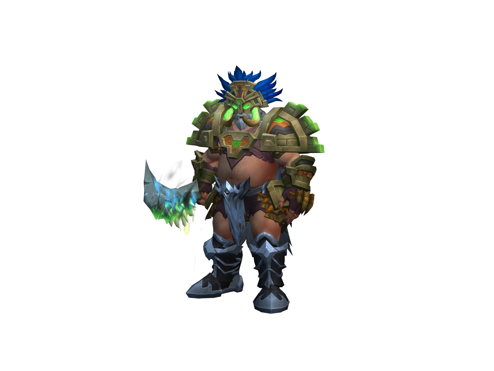 Goldendk 3D character render