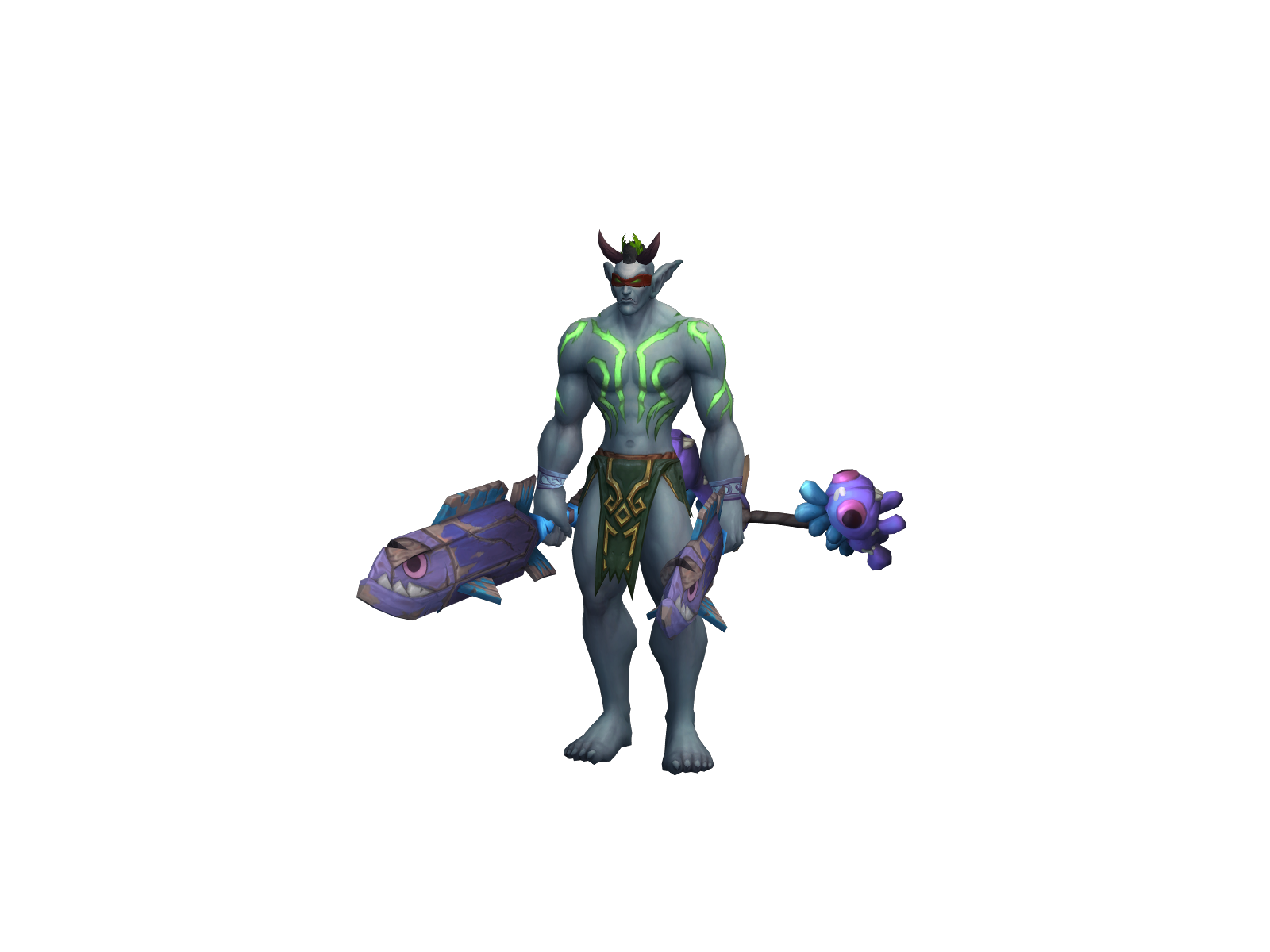 Uwantwar 3D character render
