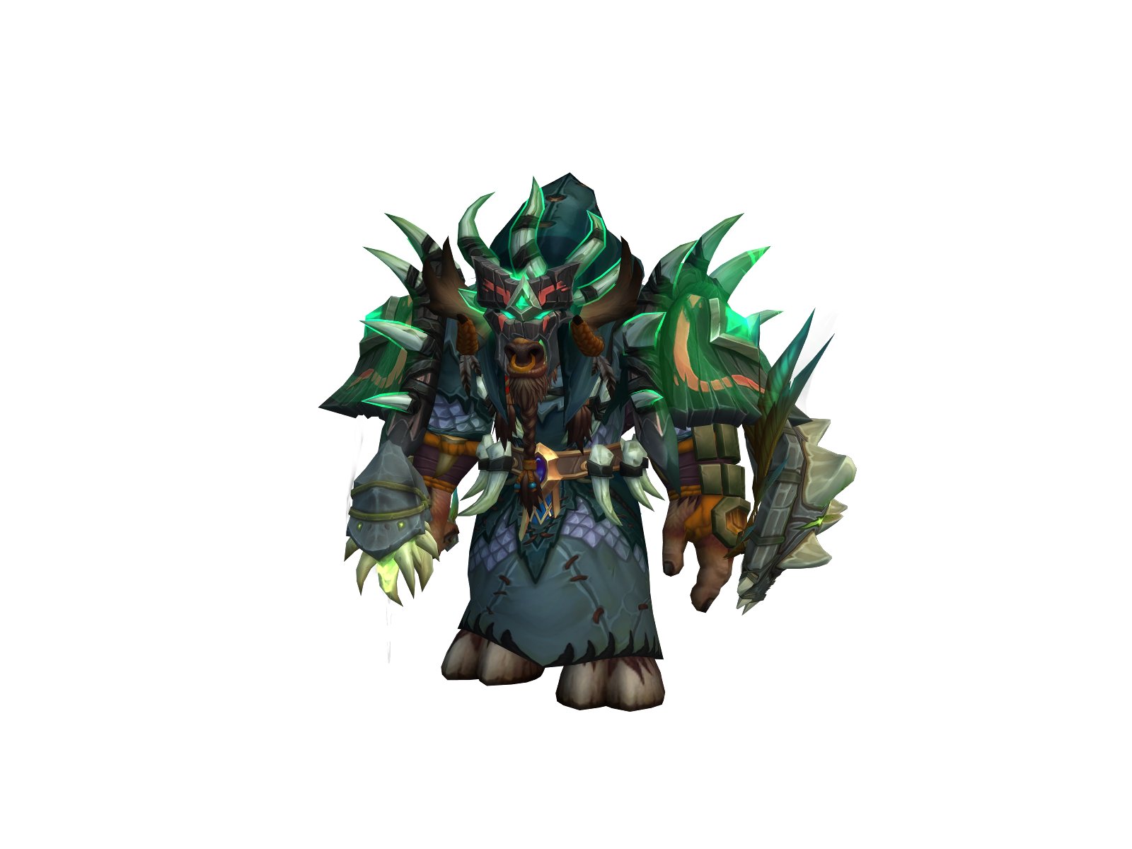 Shadowseer 3D character render