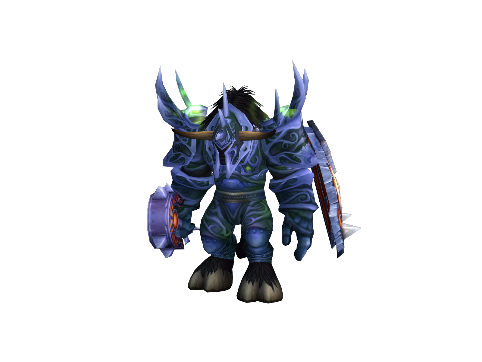 Confined 3D character render