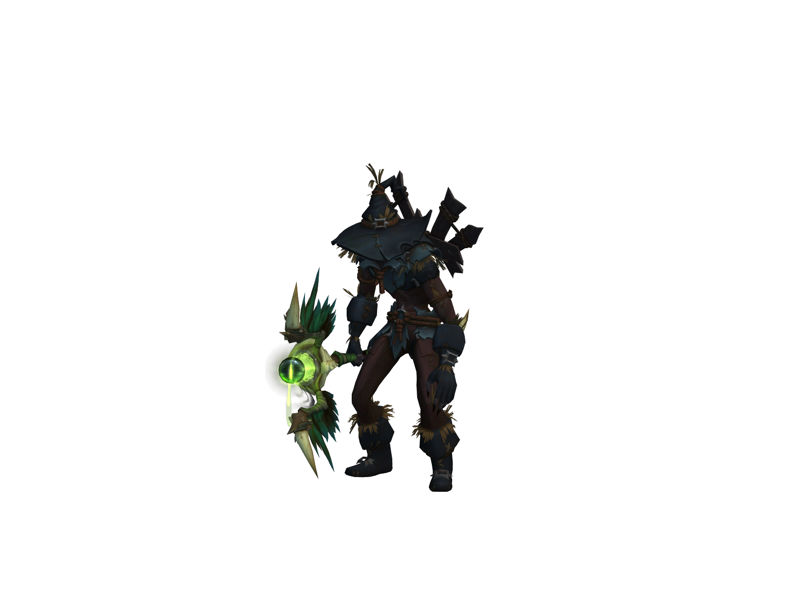 Pungent 3D character render