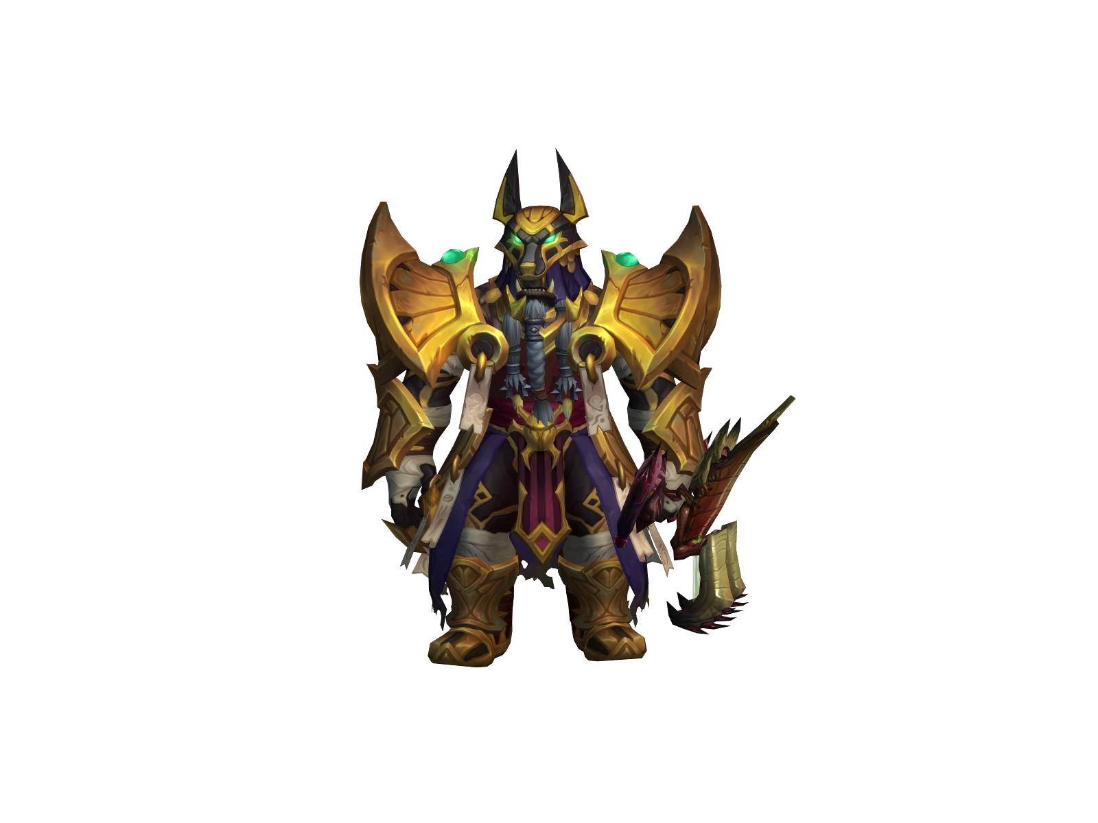 Bloodlion 3D character render