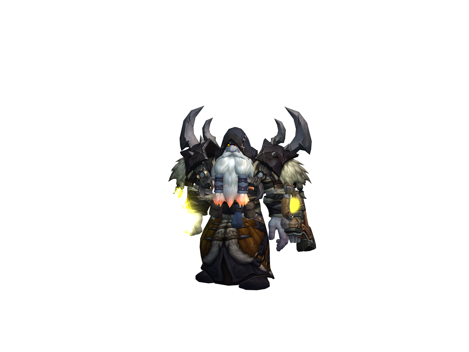 Bent 3D character render