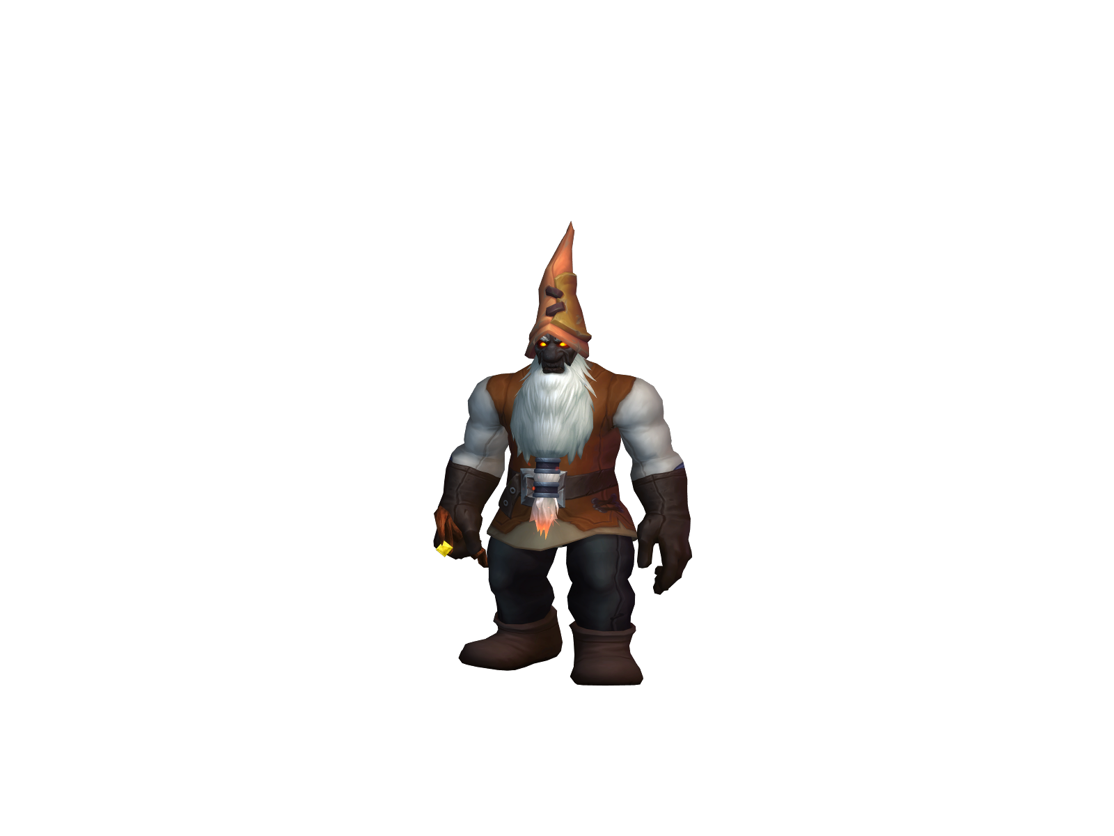 Oldfatretard 3D character render