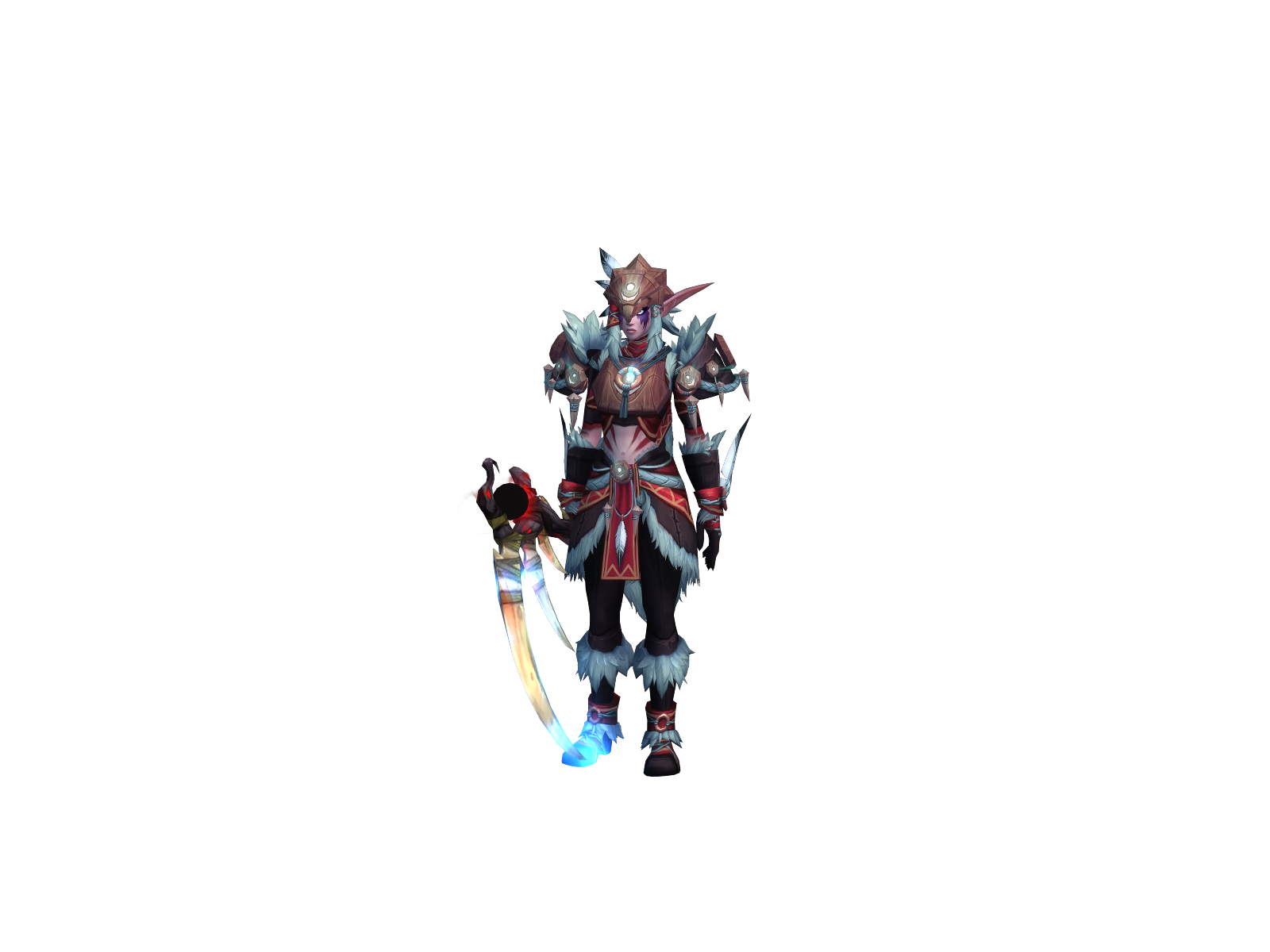 Volumes 3D character render