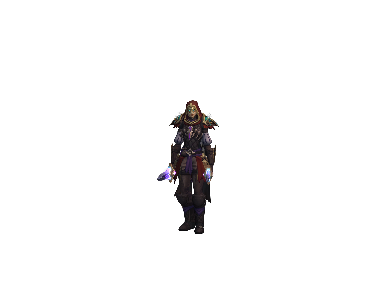 Dusklily 3D character render