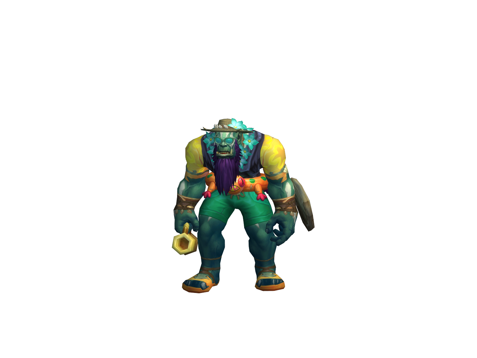 Shamlim 3D character render