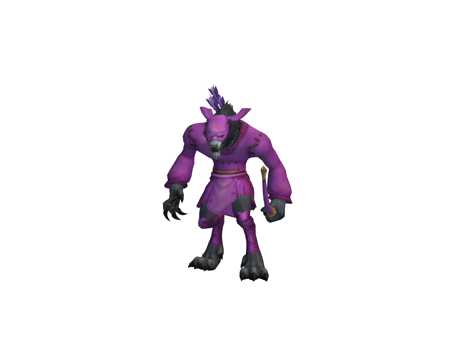Kritlongshot 3D character render