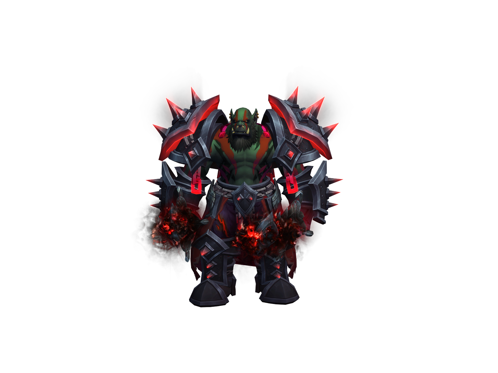 Málais 3D character render