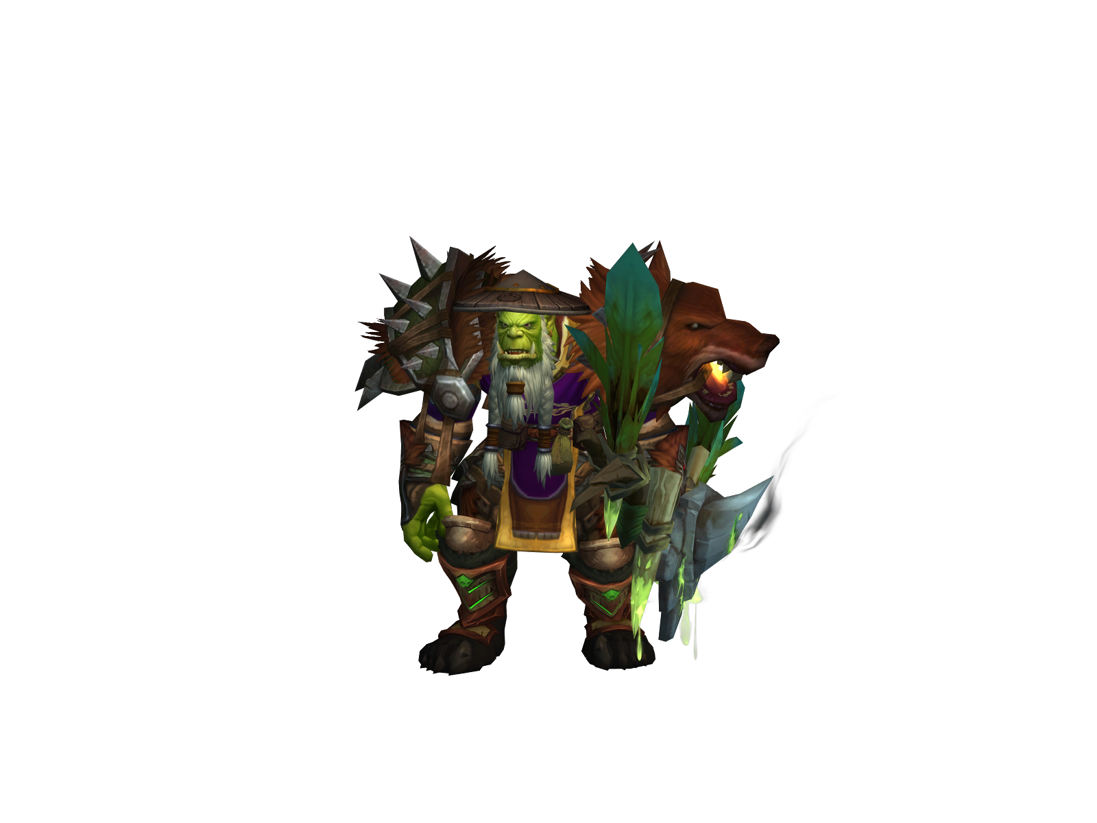Greekorc 3D character render