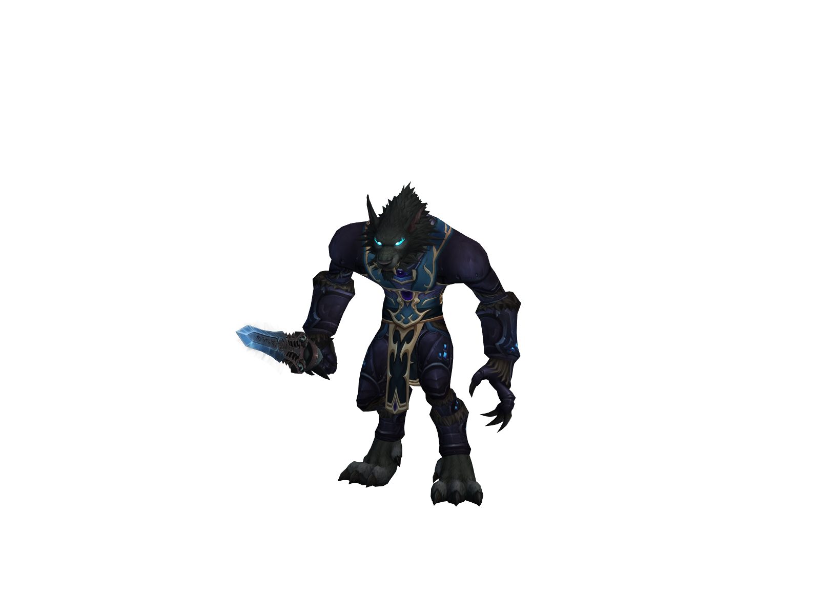 Bluetrex 3D character render
