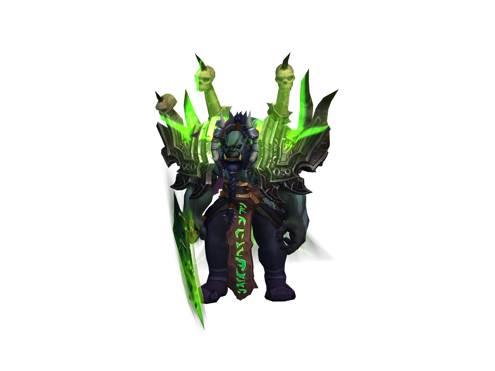 Blklavender 3D character render