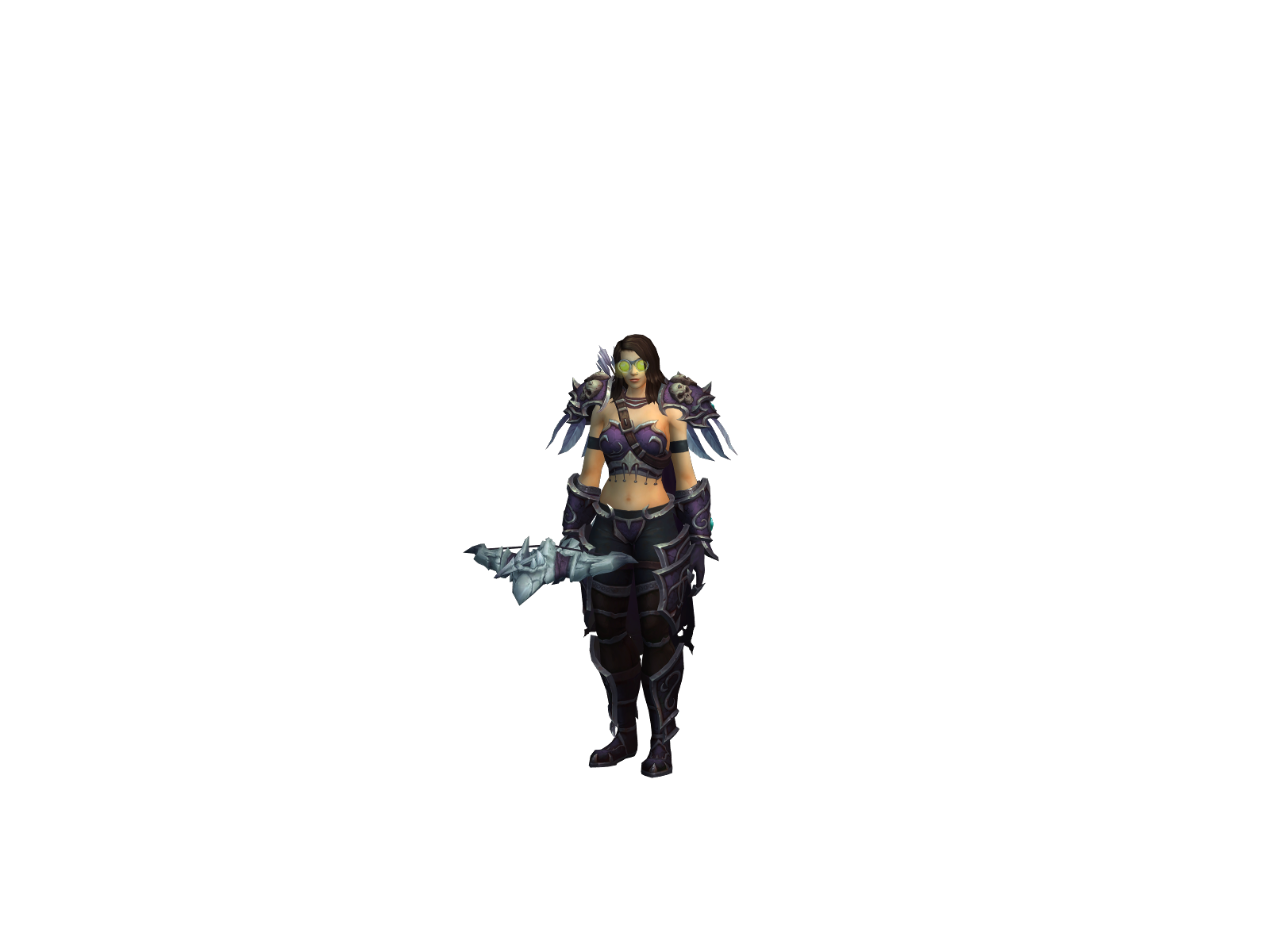 Girl WoW character banner