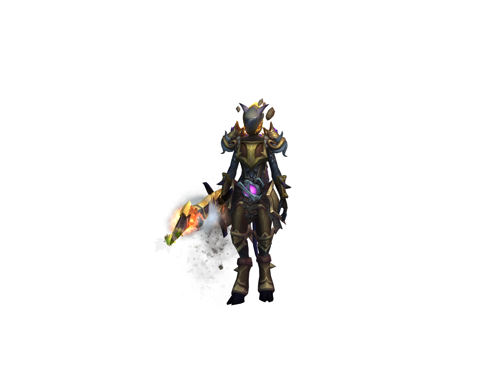Wargreymonz 3D character render