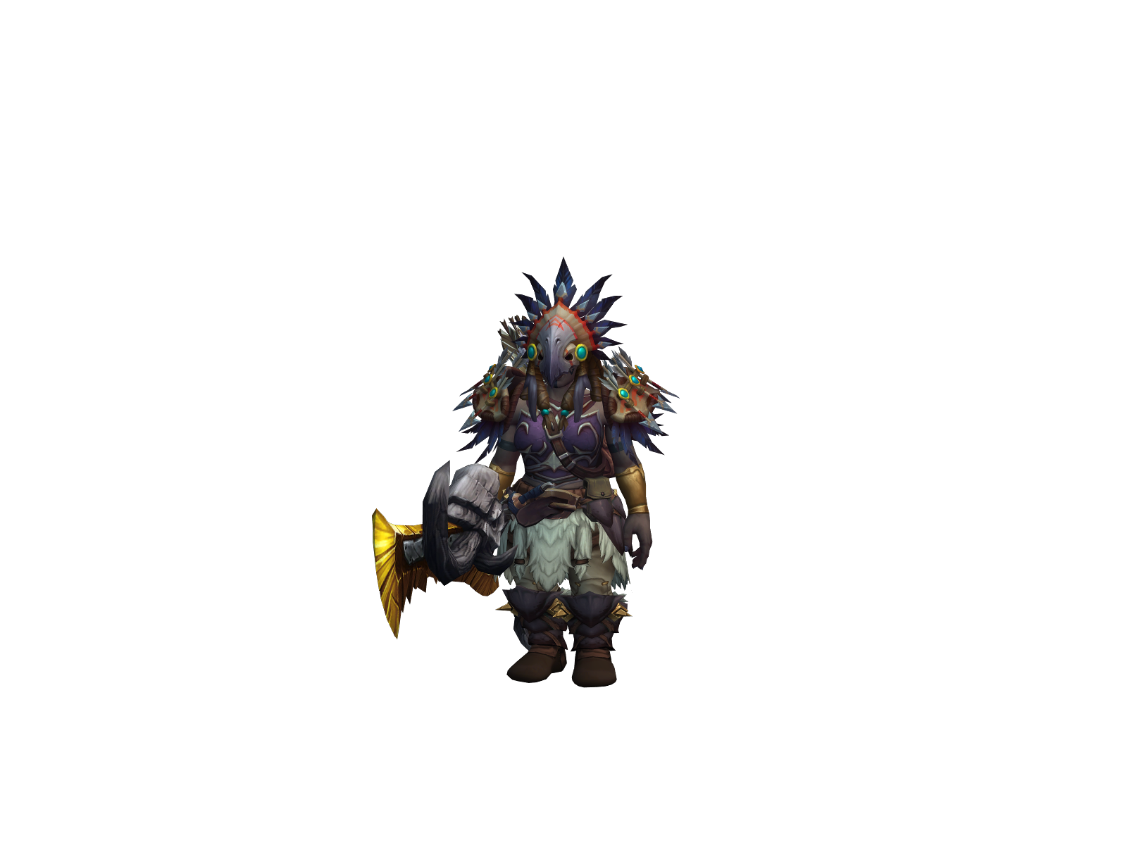 Burem 3D character render
