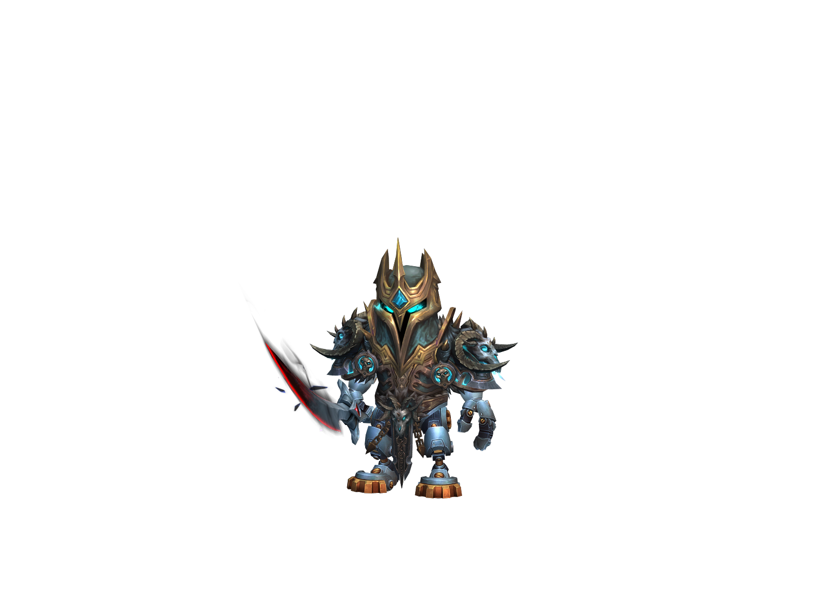 Unholymuerte 3D character render