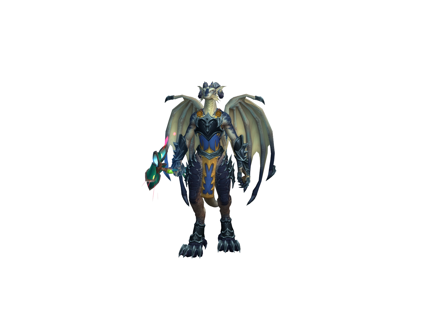 Accip 3D character render