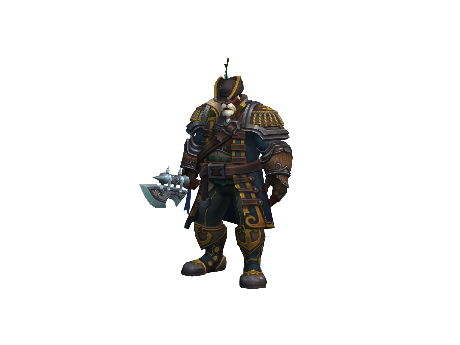 Bluto 3D character render