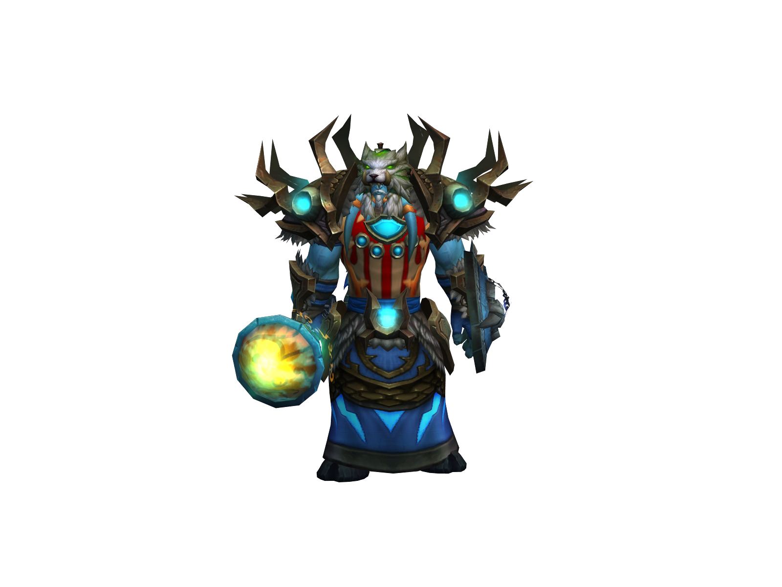 Shamanriick 3D character render
