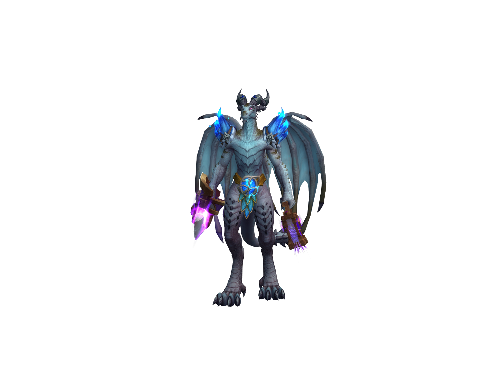 Sickztail 3D character render
