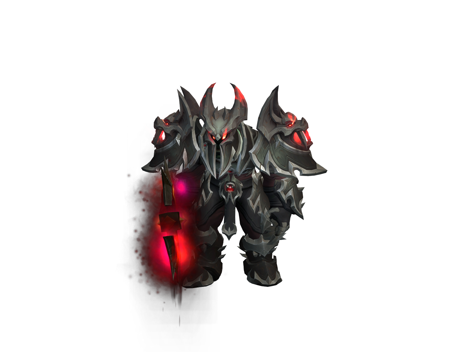 Whiteknite 3D character render