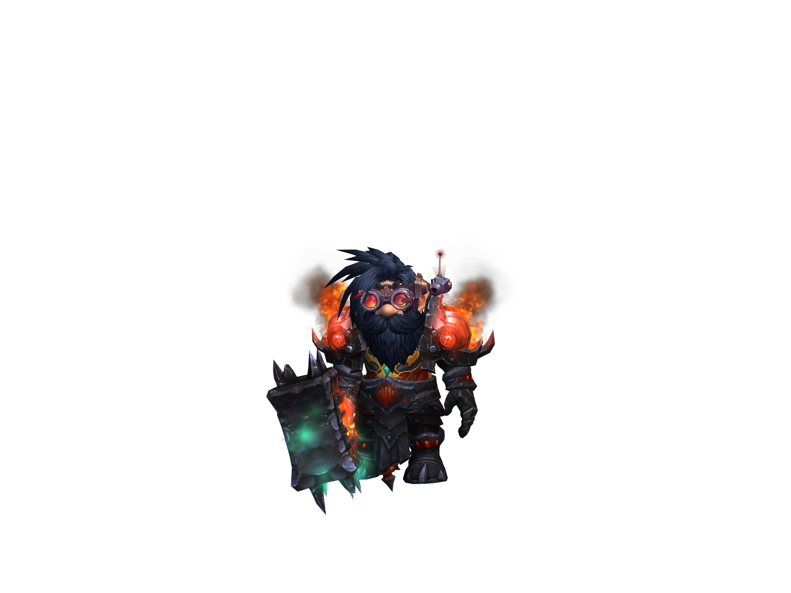 Shortsyndrom 3D character render