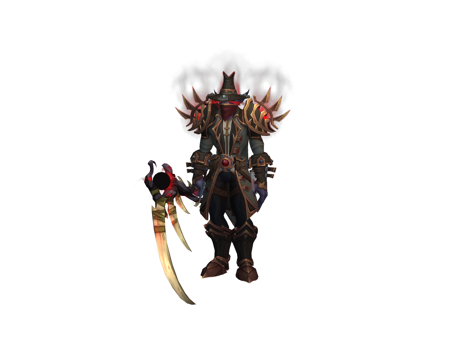 Dragnial 3D character render