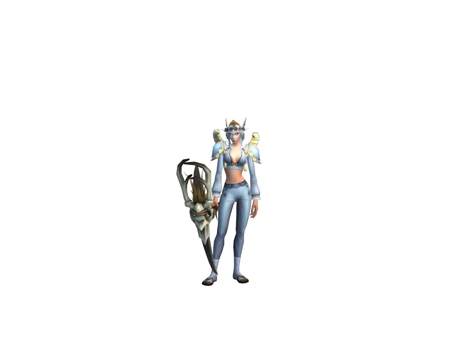 Søra 3D character render