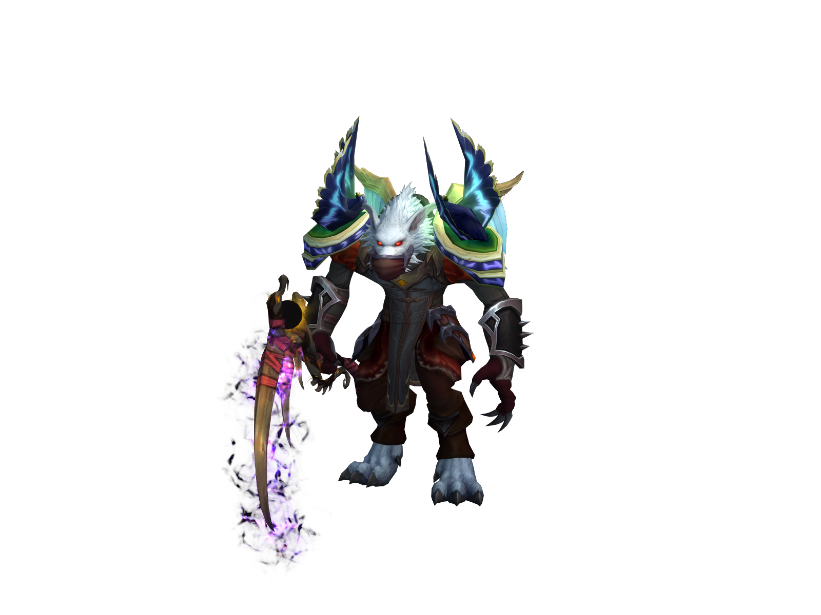 Pinktrexrex 3D character render
