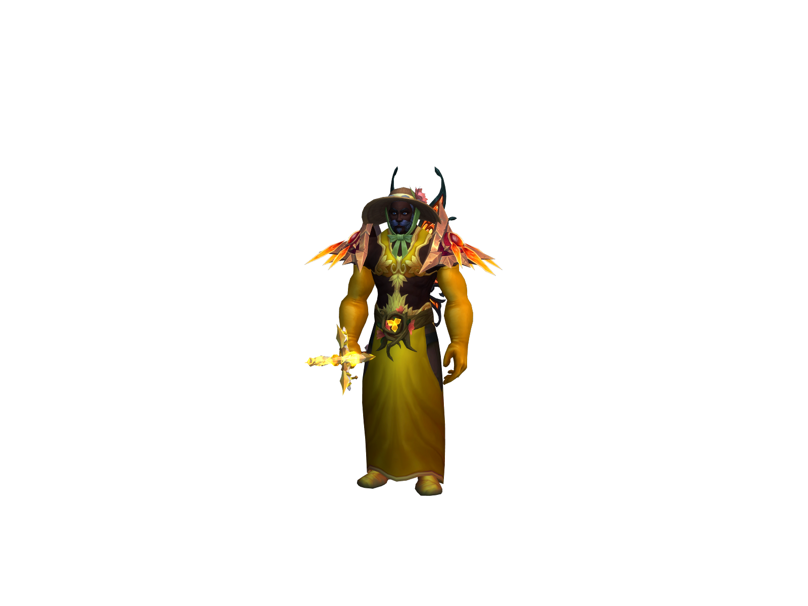 Flavaflamez 3D character render