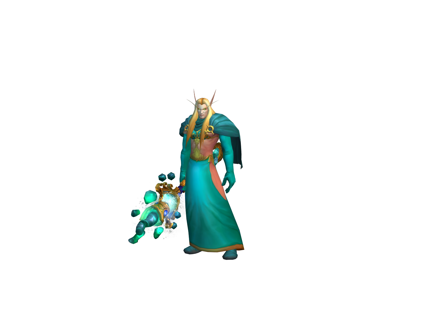 Bloodelfmage 3D character render
