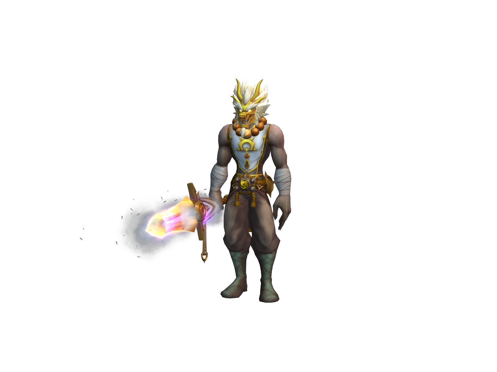 Teromonk 3D character render