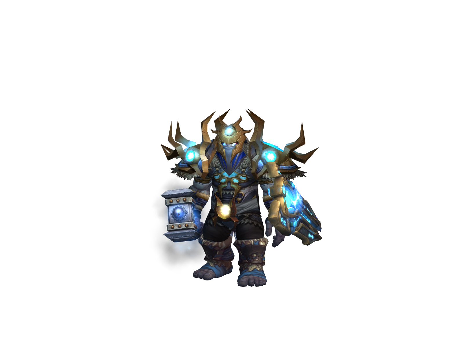 Clostersause 3D character render