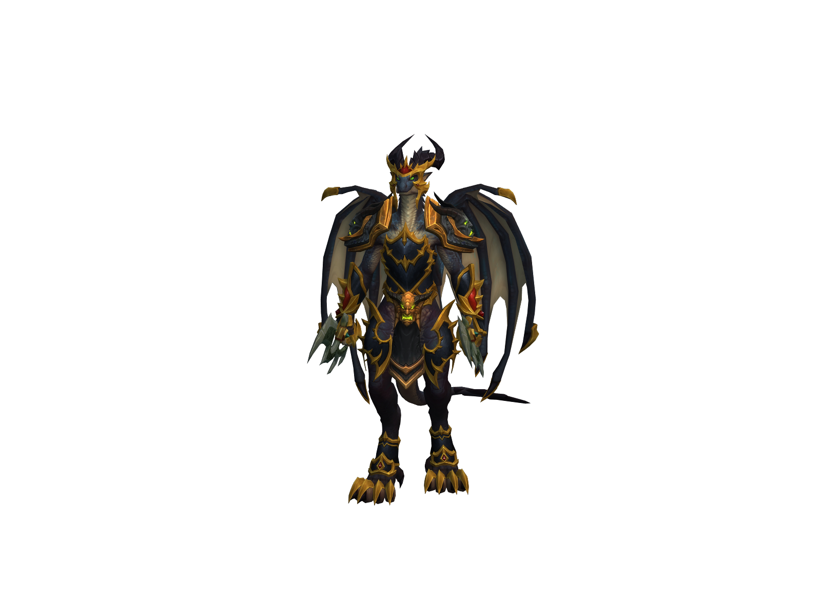 Drakriver 3D character render