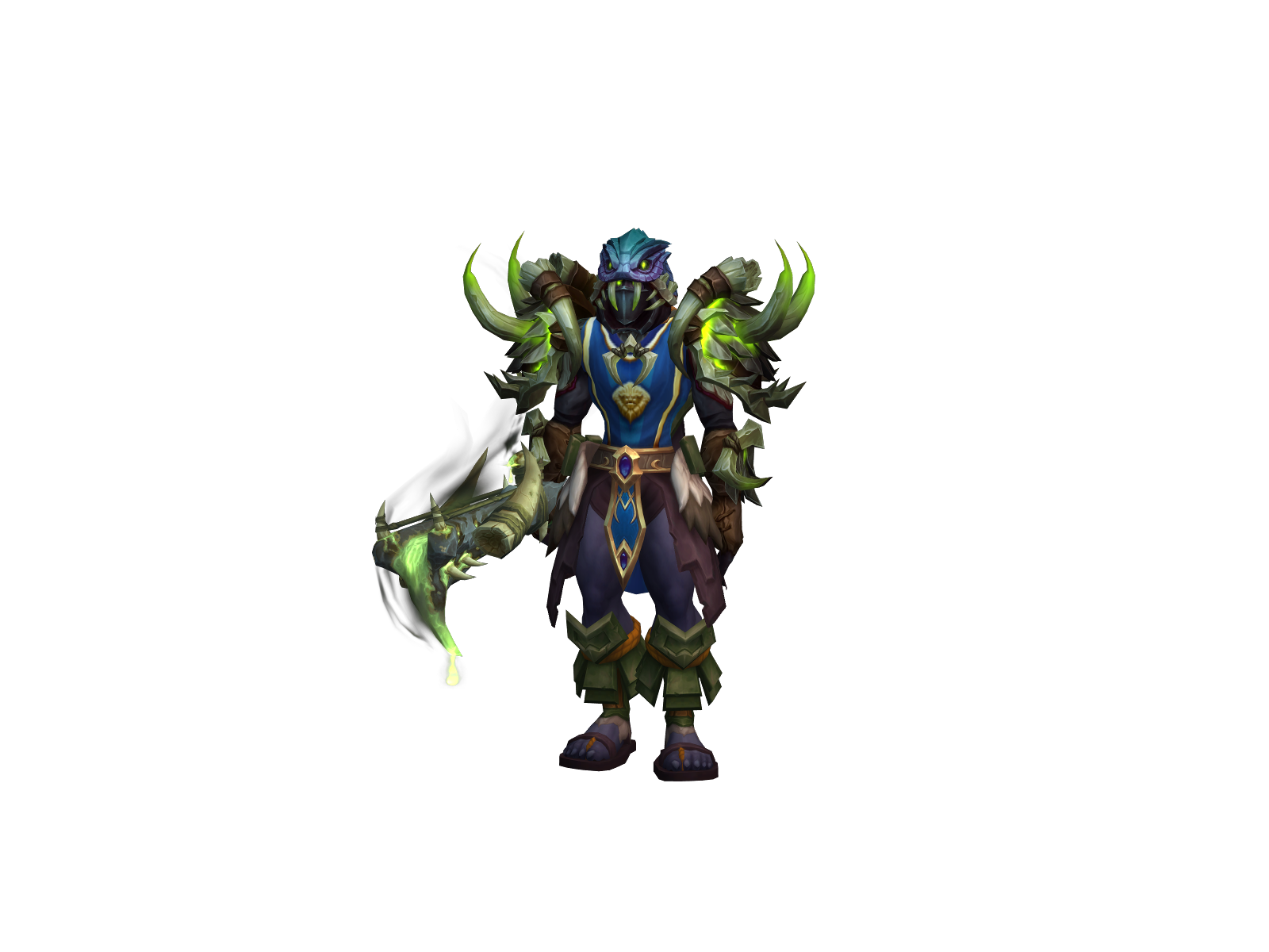 Azlidar 3D character render
