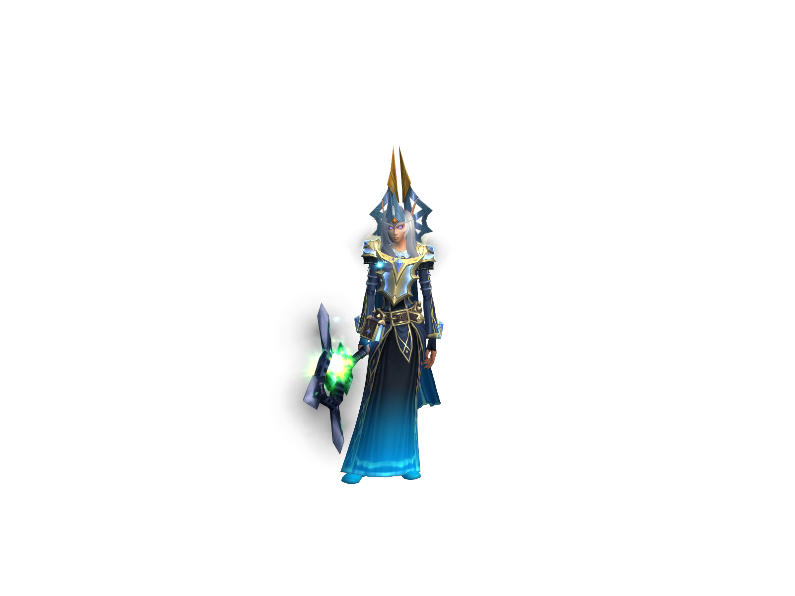 Zyaira 3D character render
