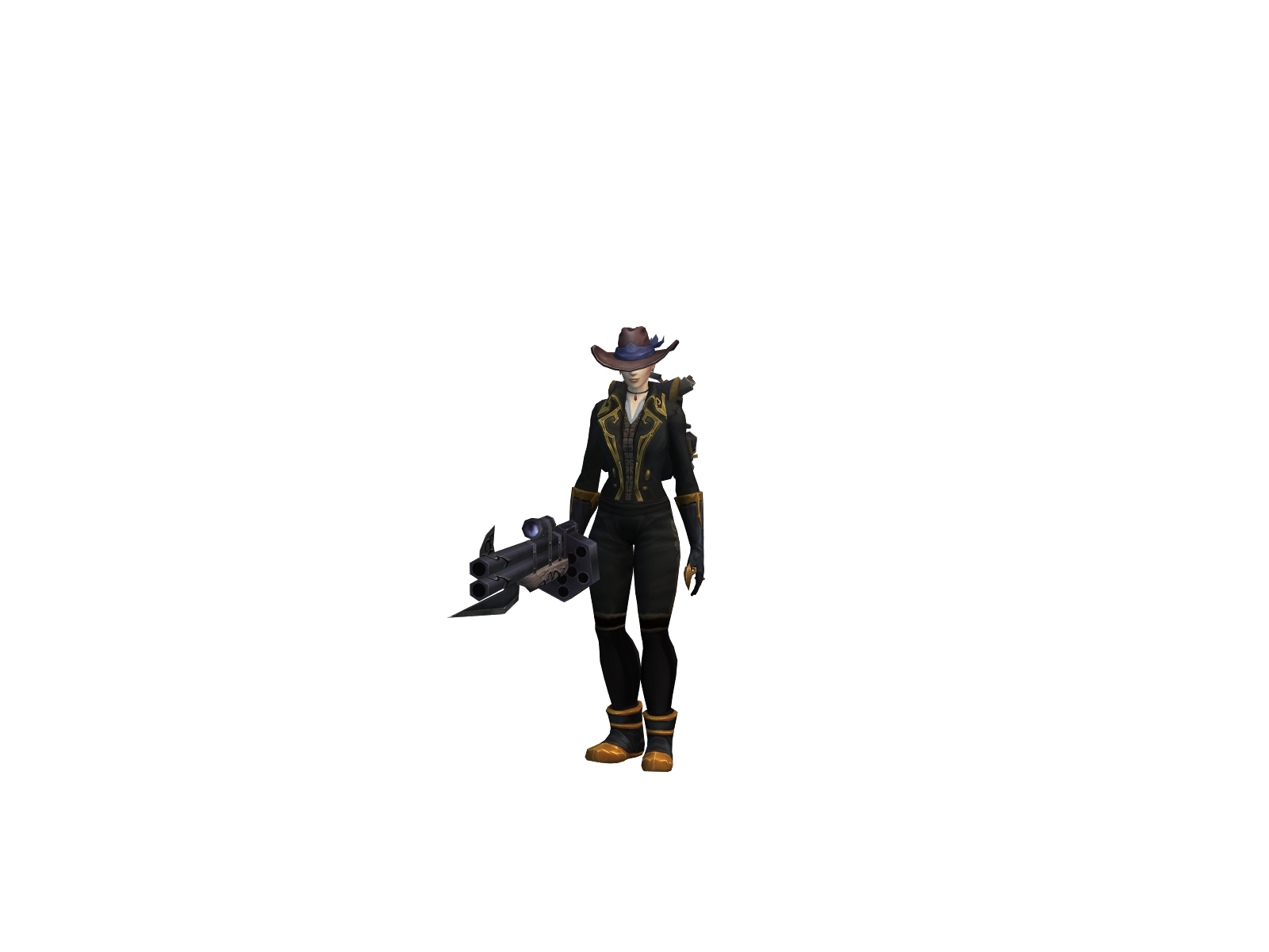 Kofan 3D character render