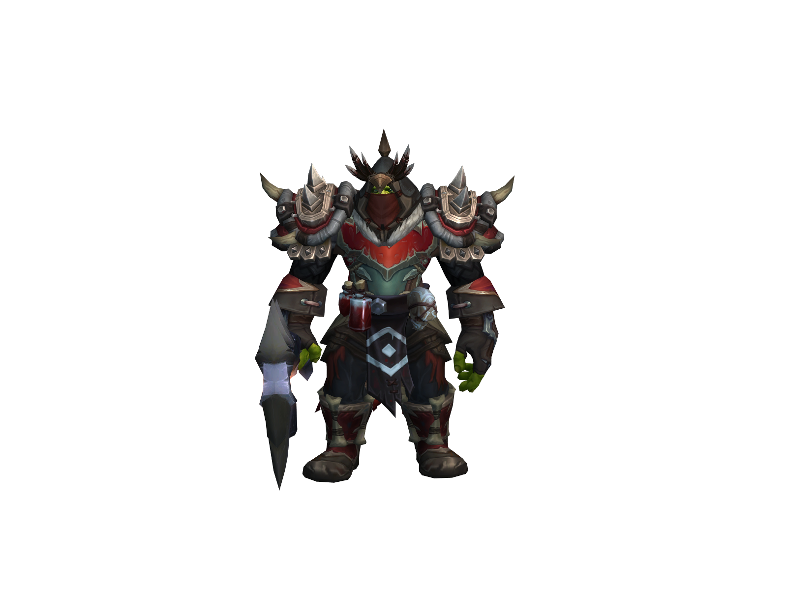 Hydrogen 3D character render
