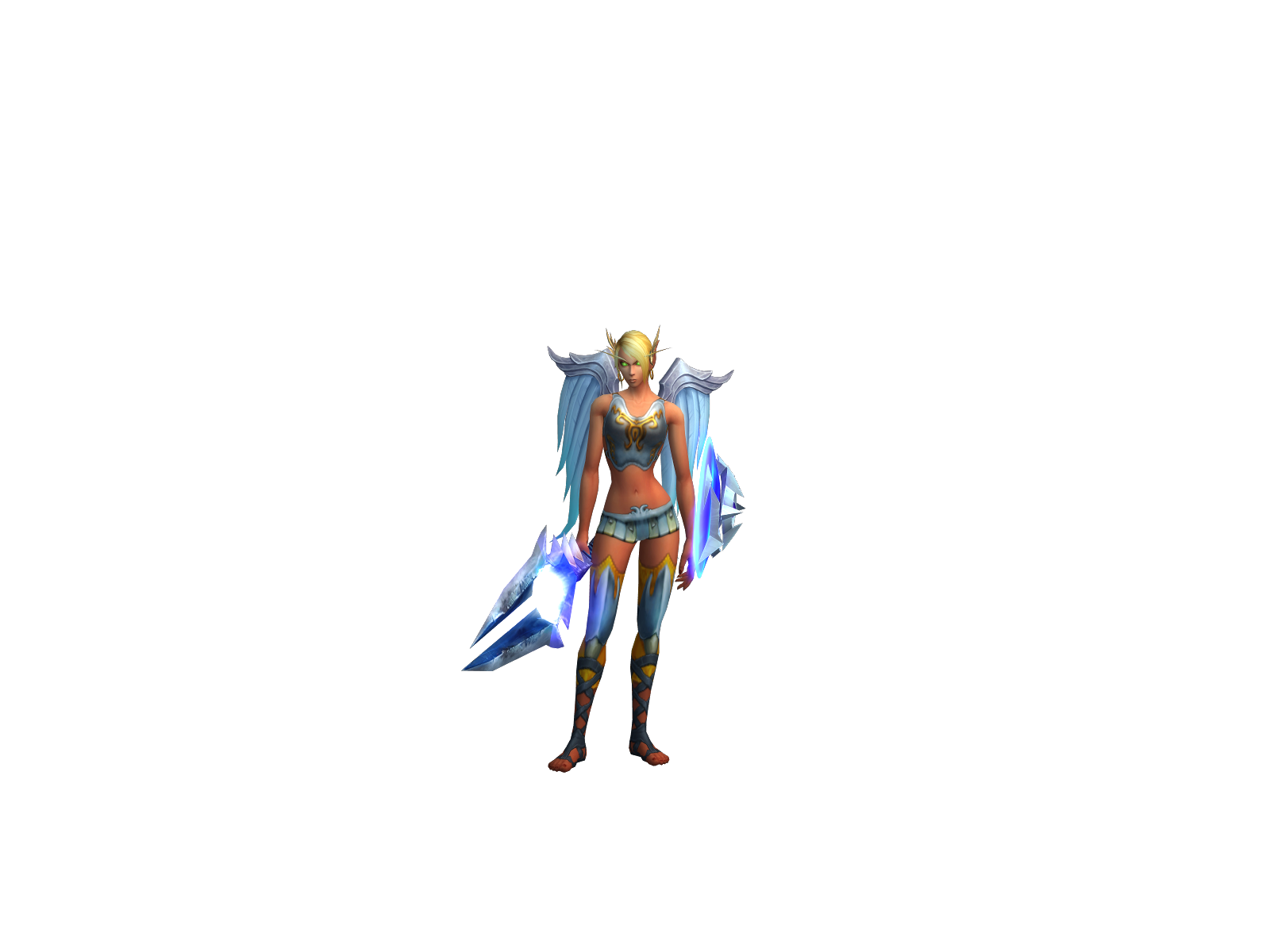 Paladena 3D character render