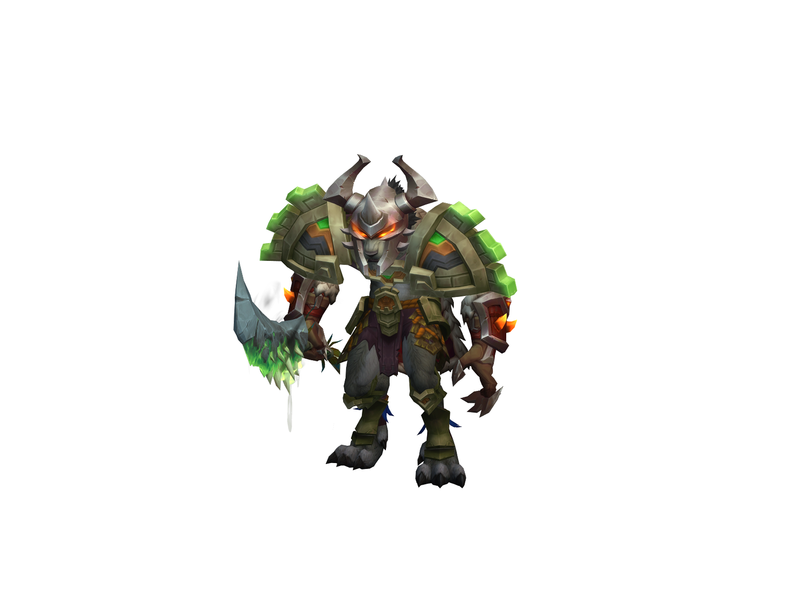 Hambert 3D character render