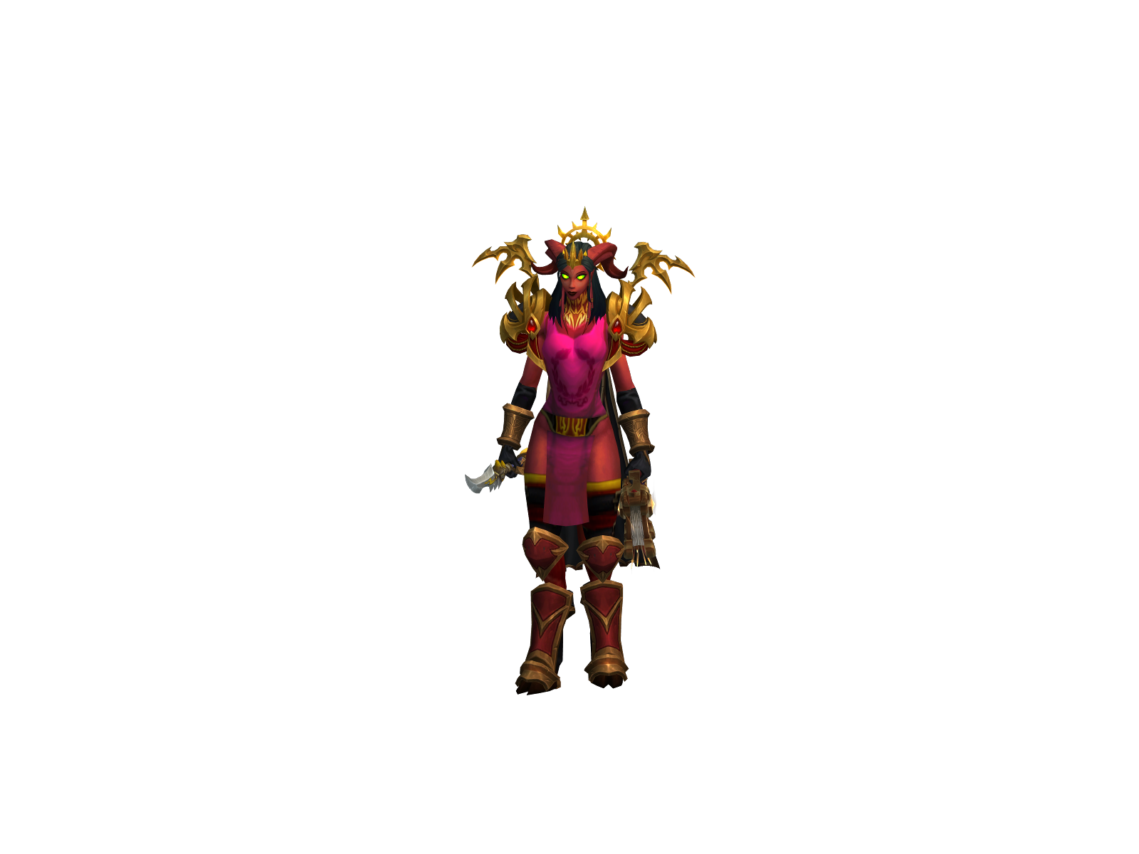 Silmeriá 3D character render