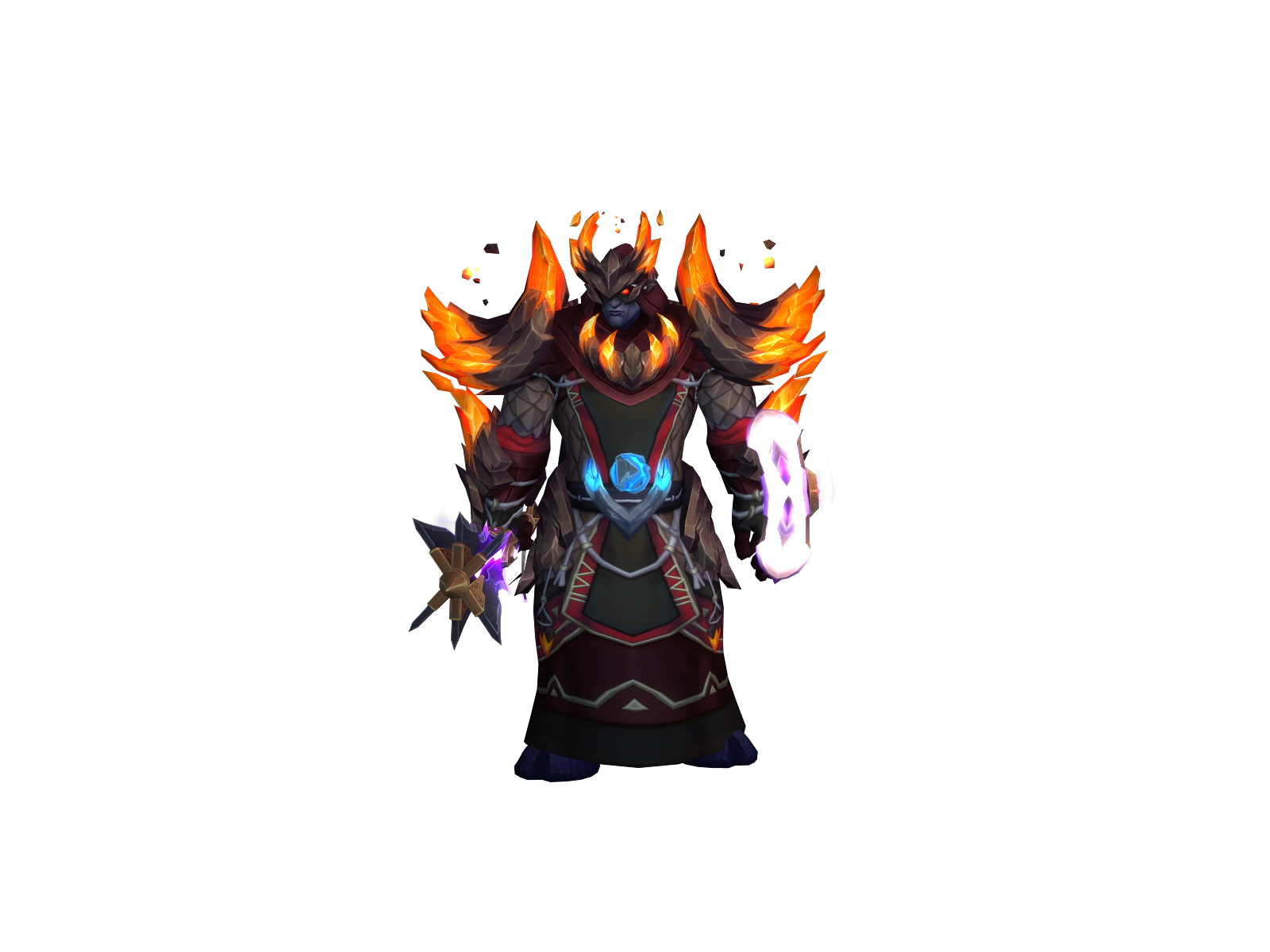 Lavaburstme 3D character render