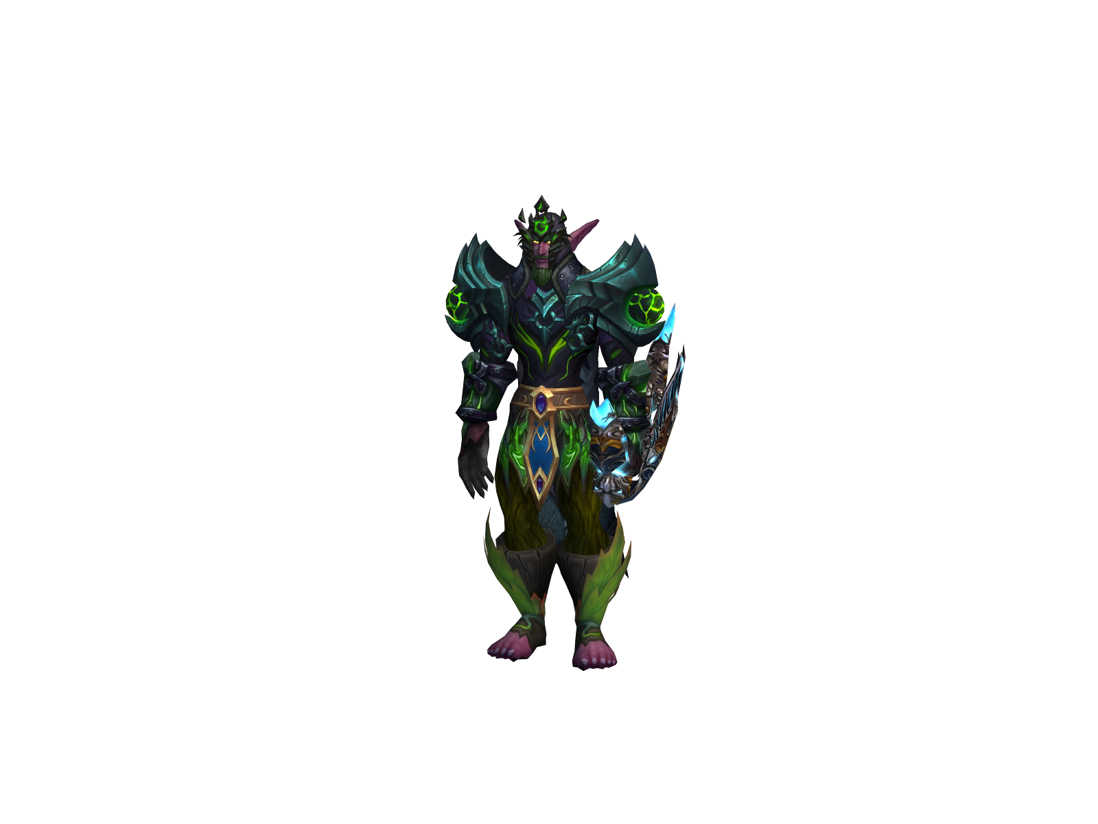 Nahgammin 3D character render