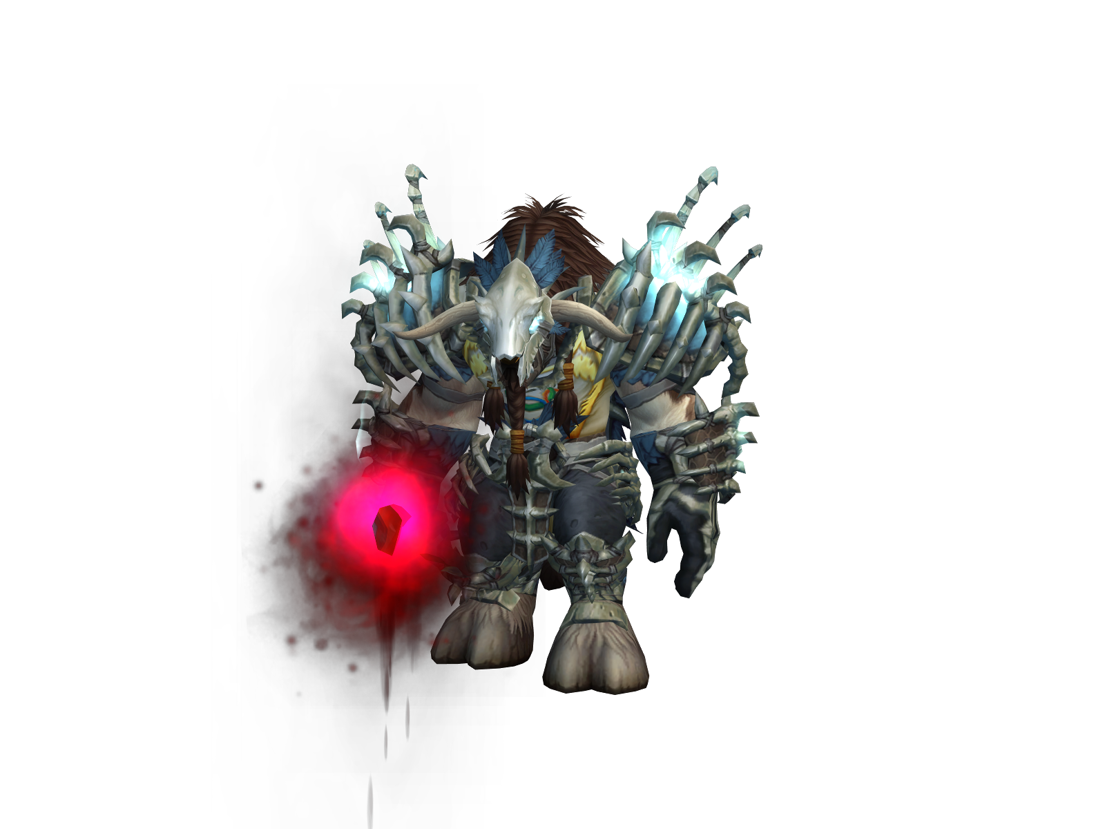 Shreds 3D character render